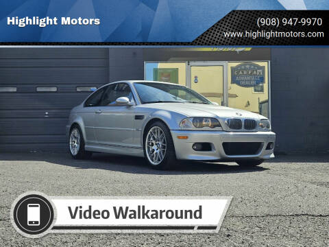 2003 BMW M3 for sale at Highlight Motors in Linden NJ