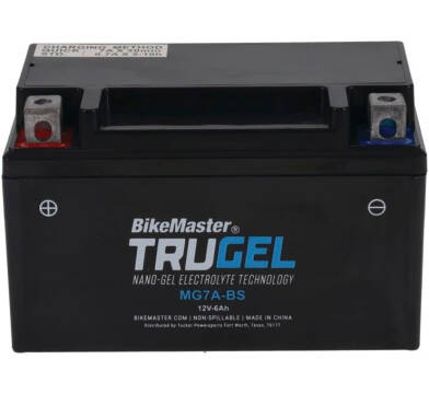 2023 BIKEMASTER TRUGEL BATTERY YTX7A-BS for sale at TEXAS MOTORS POWERSPORT in Orlando FL