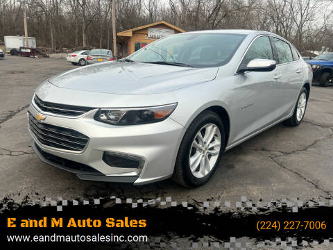 2018 Chevrolet Malibu for sale at E and M Auto Sales in Elgin IL