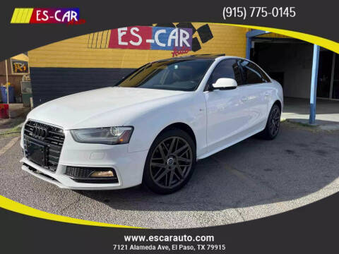 2015 Audi A4 for sale at Escar Auto in El Paso TX