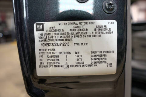 2003 GMC Yukon SLT