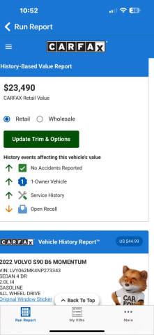 2022 Volvo S90 B6 Momentum