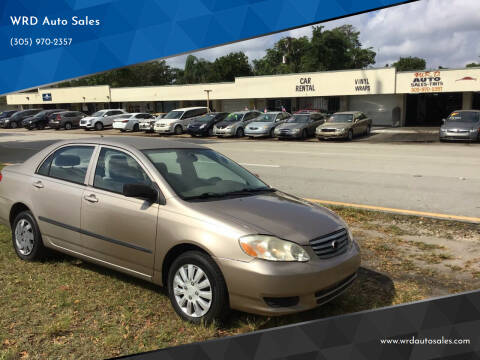 2004 Toyota Corolla for sale at WRD Auto Sales in Hollywood FL