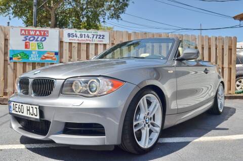 2011 BMW 1 Series for sale at ALWAYSSOLD123 INC in Fort Lauderdale FL