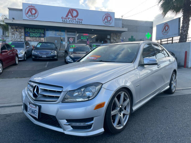 2012 Mercedes-Benz C-Class for sale at AD CarPros, Inc - Whittier in Whittier CA