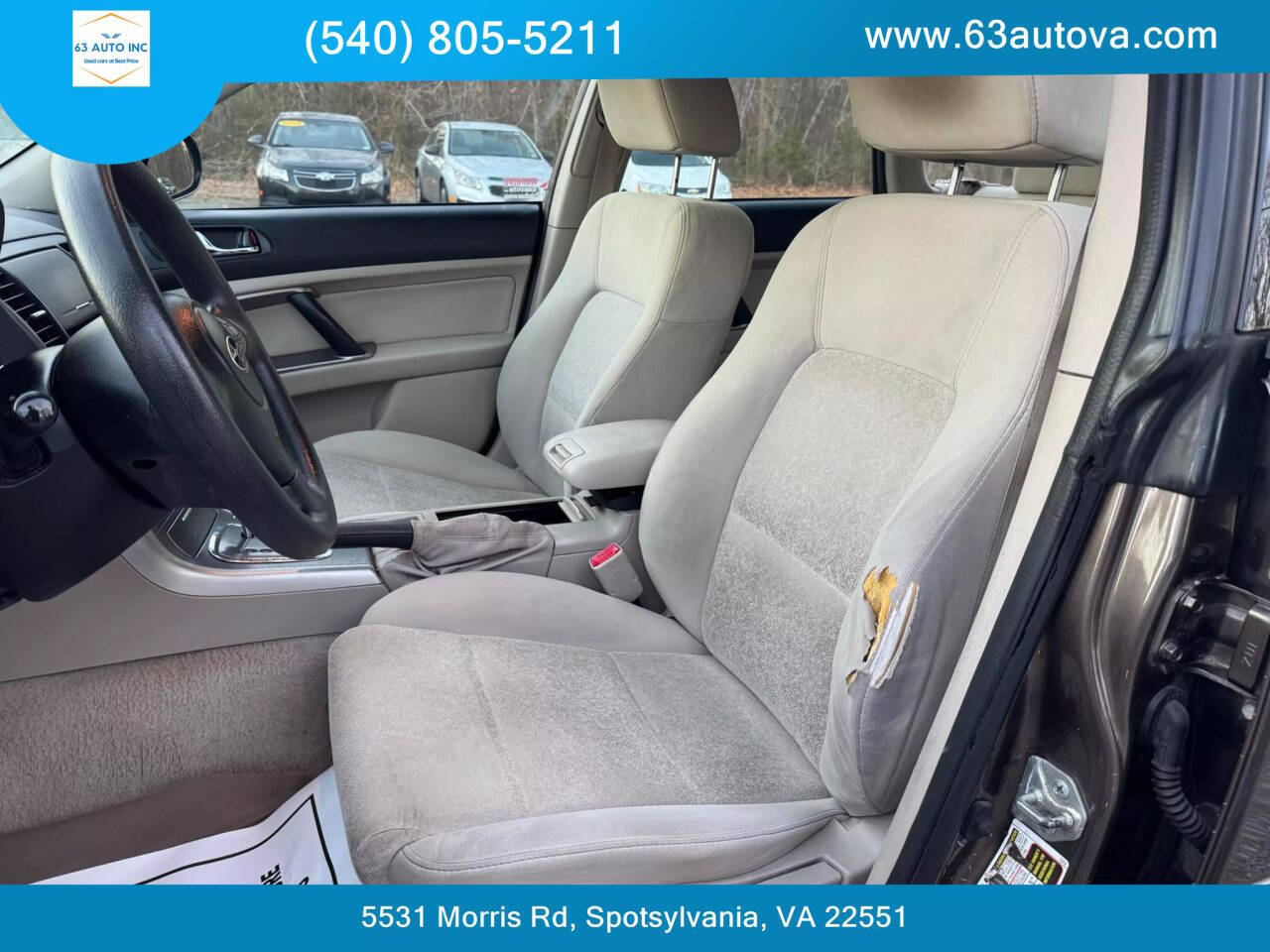 2008 Subaru Outback for sale at 63 Auto Inc in Spotsylvania, VA