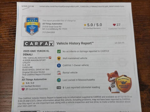 2025 GMC Yukon XL Denali