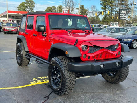 2017 Jeep Wrangler Unlimited for sale at JV Motors NC LLC in Raleigh NC