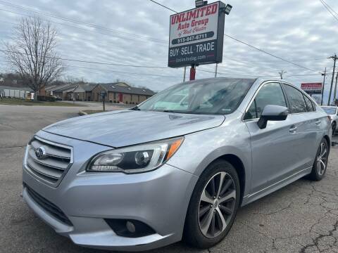 2016 Subaru Legacy for sale at Unlimited Auto Group in West Chester OH