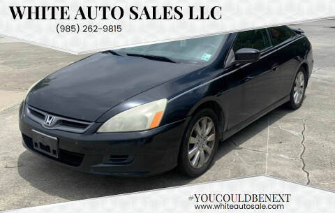 2007 Honda Accord for sale at WHITE AUTO SALES LLC in Houma LA