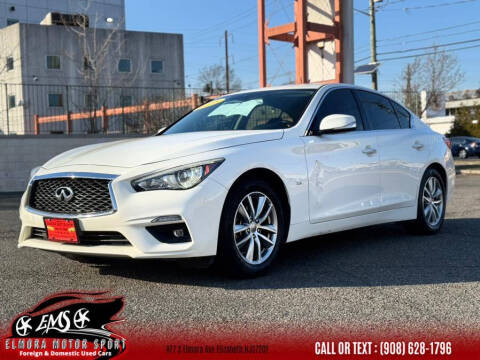 2018 Infiniti Q50 for sale at Elmora Motor Sport in Elizabeth NJ