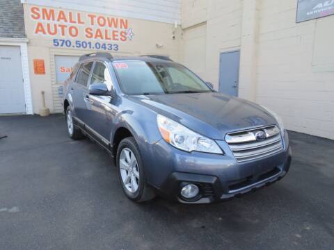 2014 Subaru Outback for sale at Small Town Auto Sales in Hazleton PA