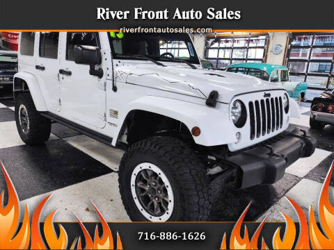 2015 Jeep Wrangler Unlimited for sale at River Front Auto Sales in Buffalo NY