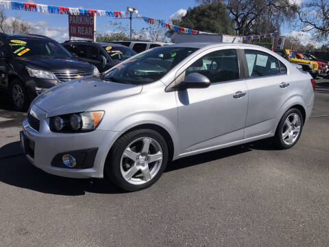 2014 Chevrolet Sonic for sale at C J Auto Sales in Riverbank CA