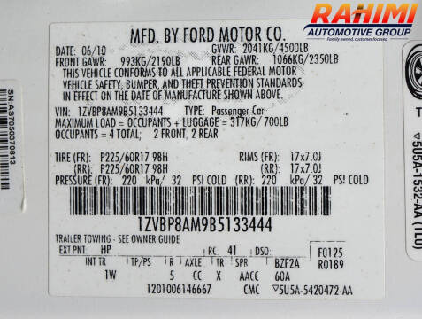 2011 Ford Mustang V6