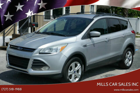 2013 Ford Escape for sale at MILLS CAR SALES INC in Clearwater FL