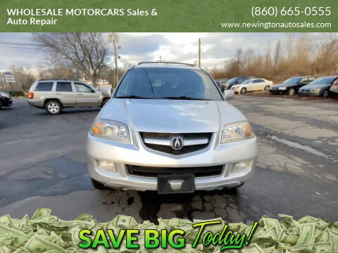 2005 Acura MDX for sale at WHOLESALE MOTORCARS Sales & Auto Repair in Newington CT