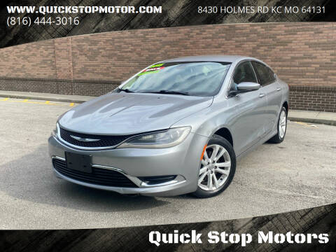 2015 Chrysler 200 for sale at Quick Stop Motors in Kansas City MO