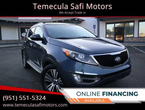 2016 Kia Sportage for sale at Temecula Safi Motors in Temecula CA