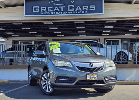 2016 Acura MDX for sale at Great Cars in Sacramento CA