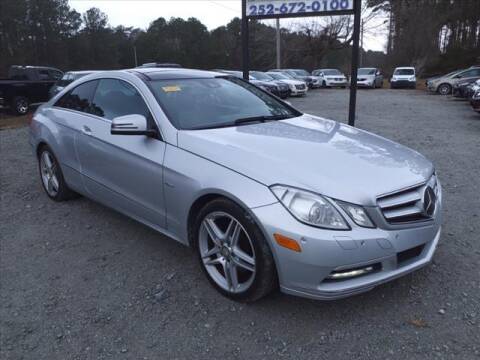 2012 Mercedes-Benz E-Class for sale at Town Auto Sales LLC in New Bern NC