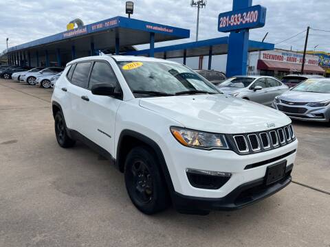 2018 Jeep Compass for sale at Auto Selection of Houston in Houston TX
