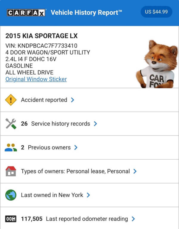 2015 Kia Sportage LX