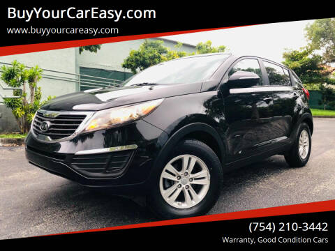 2011 Kia Sportage for sale at BuyYourCarEasyllc.com in Hollywood FL