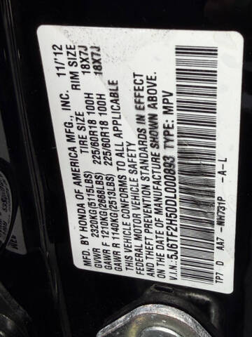 2013 Honda Crosstour EX-L V6