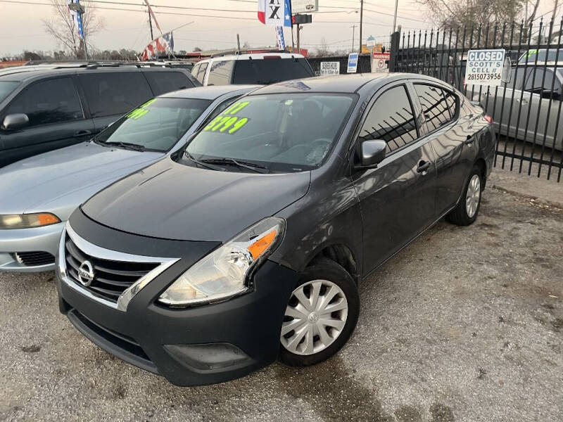 2017 Nissan Versa for sale at SCOTT HARRISON MOTOR CO in Houston TX