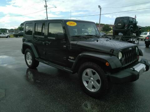 2008 Jeep Wrangler Unlimited for sale at Kelly & Kelly Supermarket of Cars in Fayetteville NC