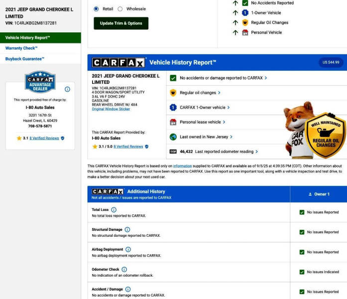 2021 Jeep Grand Cherokee L Limited