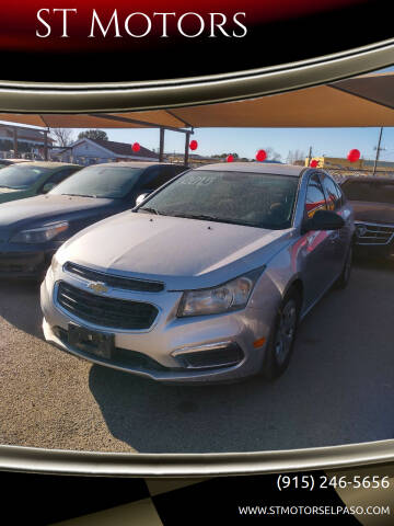 2015 Chevrolet Cruze for sale at ST Motors in El Paso TX