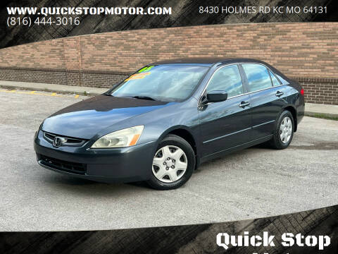 2005 Honda Accord for sale at Quick Stop Motors in Kansas City MO