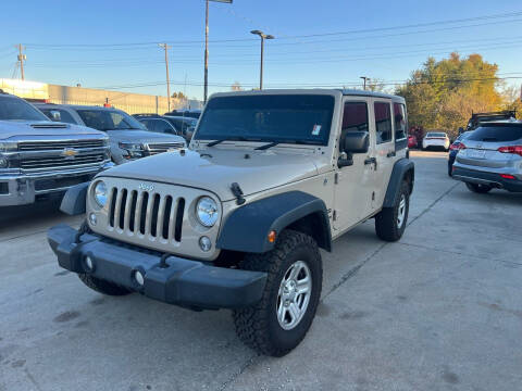 2016 Jeep Wrangler Unlimited for sale at Magic Vehicles in Warr Acres OK