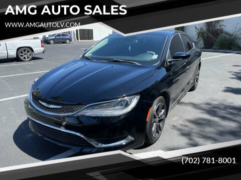 2015 Chrysler 200 for sale at AMG AUTO SALES in Las Vegas NV