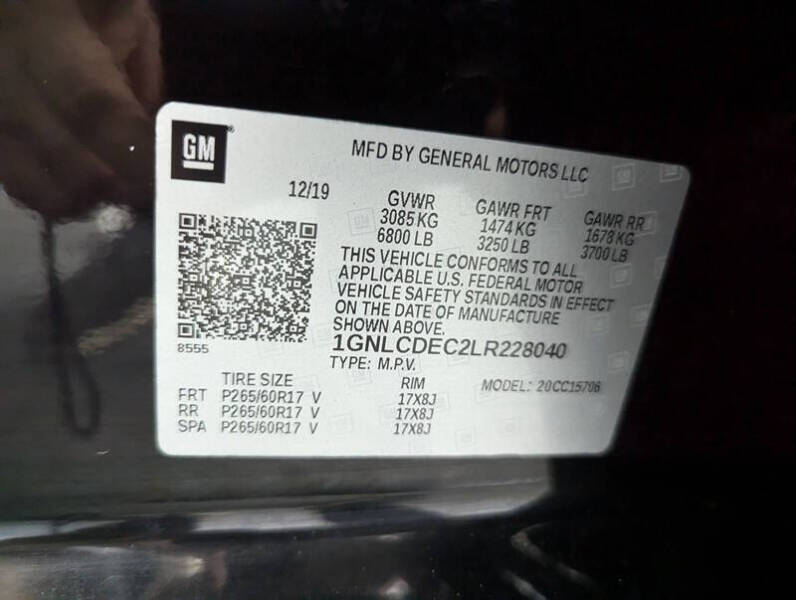 2020 Chevrolet Tahoe Police