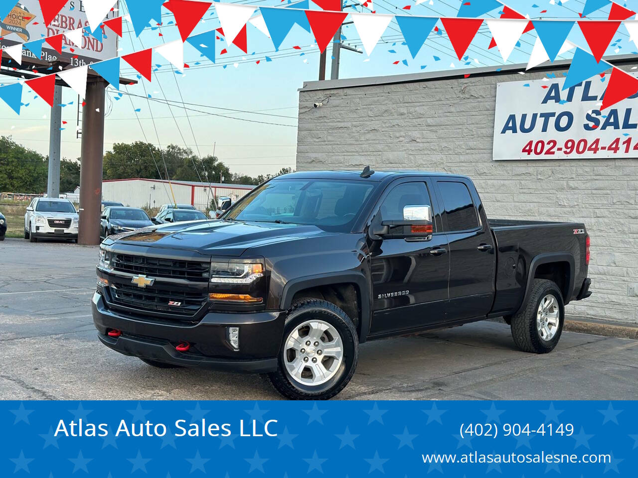 2018 Chevrolet Silverado 1500 for sale at Atlas Auto Sales LLC in Lincoln, NE