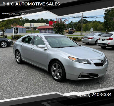 2012 Acura TL for sale at B & C AUTOMOTIVE SALES in Lincolnton NC