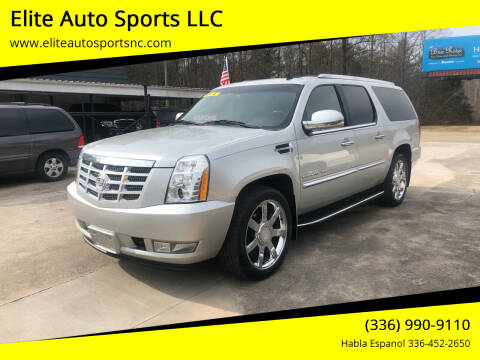 2010 Cadillac Escalade ESV for sale at Elite Auto Sports LLC in Wilkesboro NC