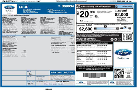 2015 Ford Edge Titanium