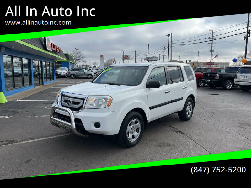 2011 Honda Pilot for sale at All In Auto Inc in Palatine IL