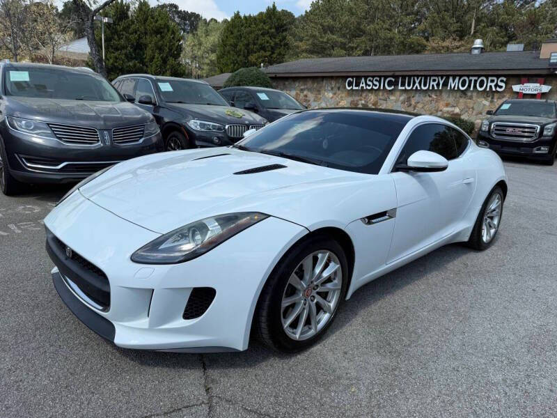 White 2015 Jaguar F-TYPE Coupe Rear-Wheel Drive 8-Speed Automatic