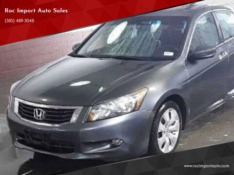 2008 Honda Accord for sale at Roc Import Auto Sales in Rochester NY