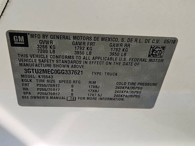 2016 GMC Sierra 1500