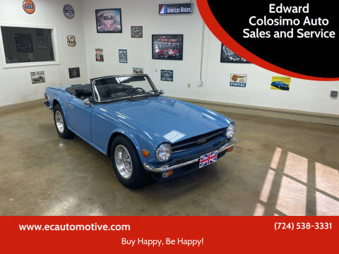 1975 Triumph TR6 for sale at Edward Colosimo Auto Sales and Service in Evans City PA