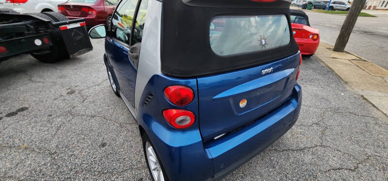 2008 Smart fortwo passion cabrio