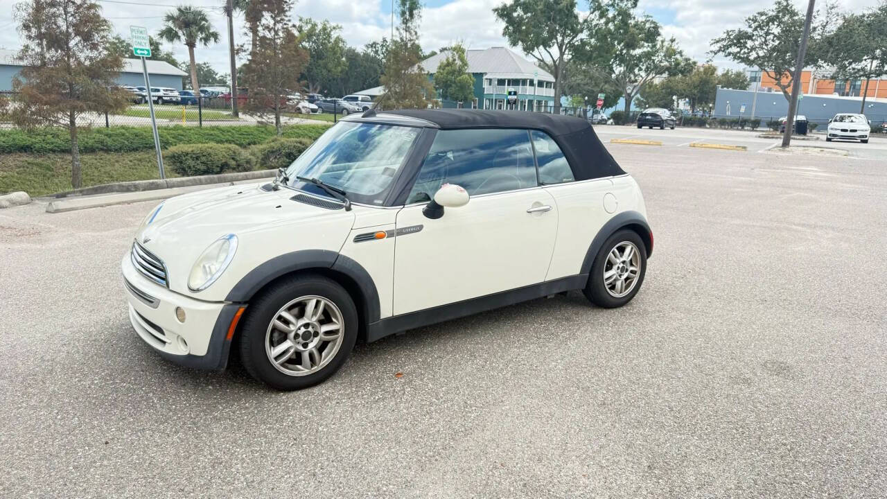 Off white 2007 MINI Cooper Base Convertible 2dr Convertible 2