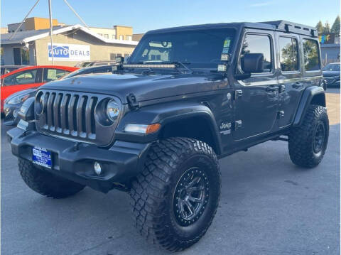 2018 Jeep Wrangler Unlimited for sale at AutoDeals in Hayward CA