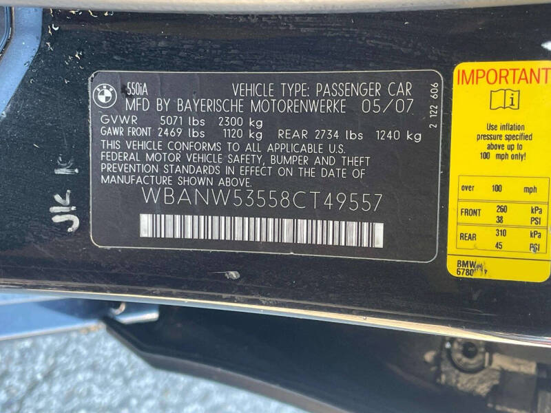 2008 BMW 5 Series 550i